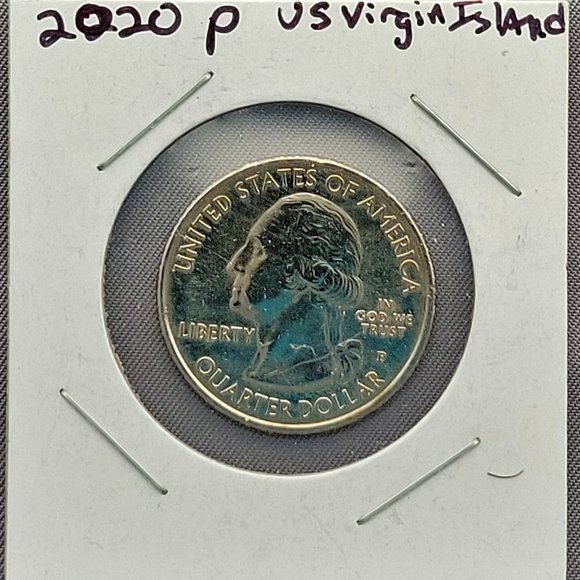 5 Quarters, Guam, Puerto Rico, US Virgin Island (2), America Samoa Coins - Picture 4 of 10